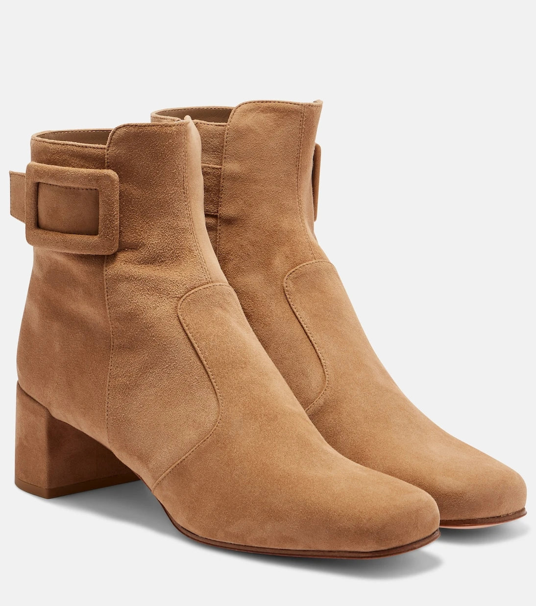 Roger Vivier - حذاء الكاحل Polly 45 الجلدي من مجموعة Très Vivier