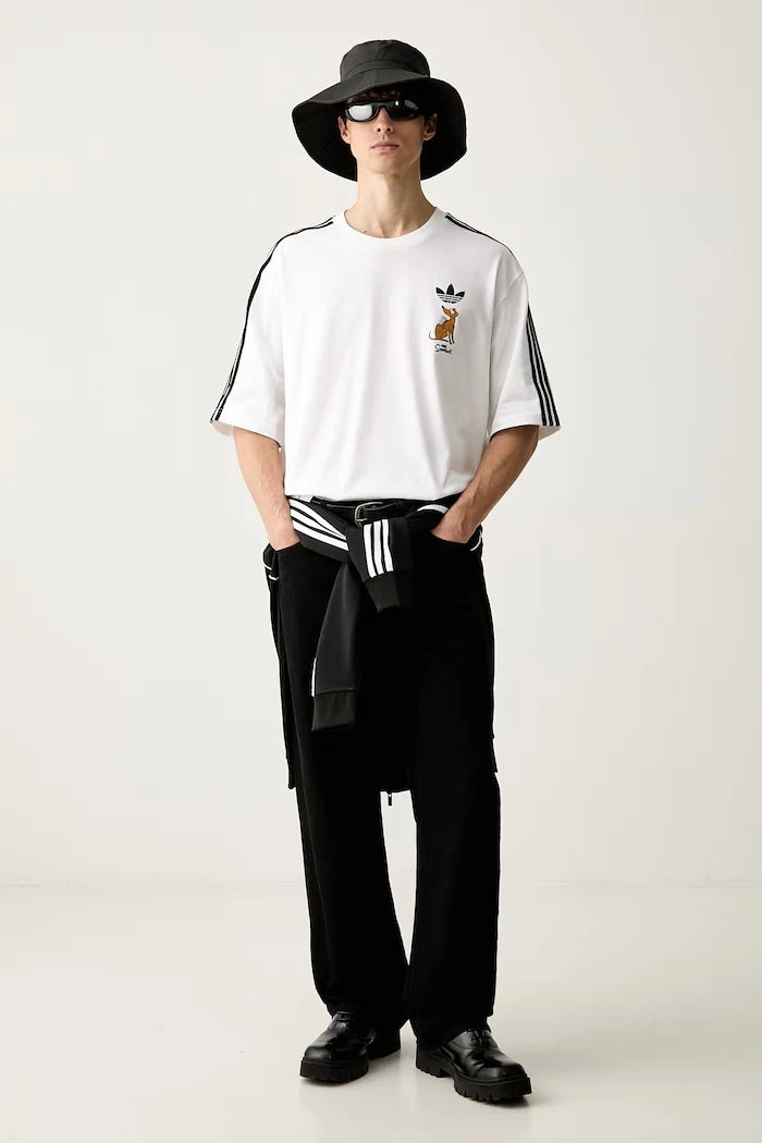 adidas Originals erkek pamuklu tişört Little Santas Helper