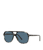 Ray-Ban Brown Square Bill Sunglasses