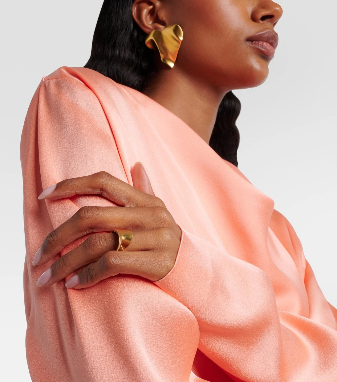 Ysso - Cordella 24kt gold-plated ring