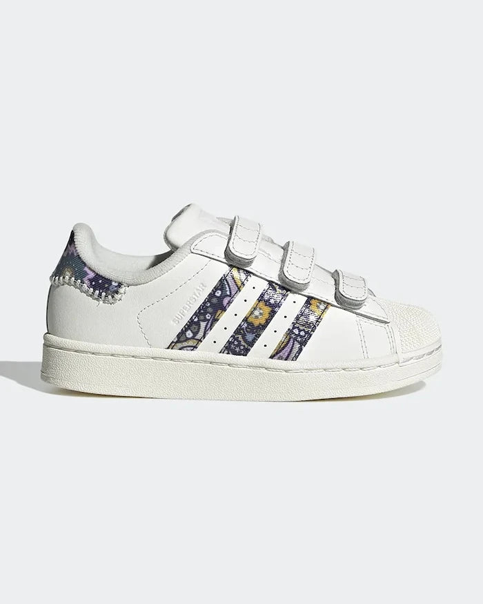 adidas Originals LIBERTY LONDON SUPERSTAR II маратонки за деца от кожа
