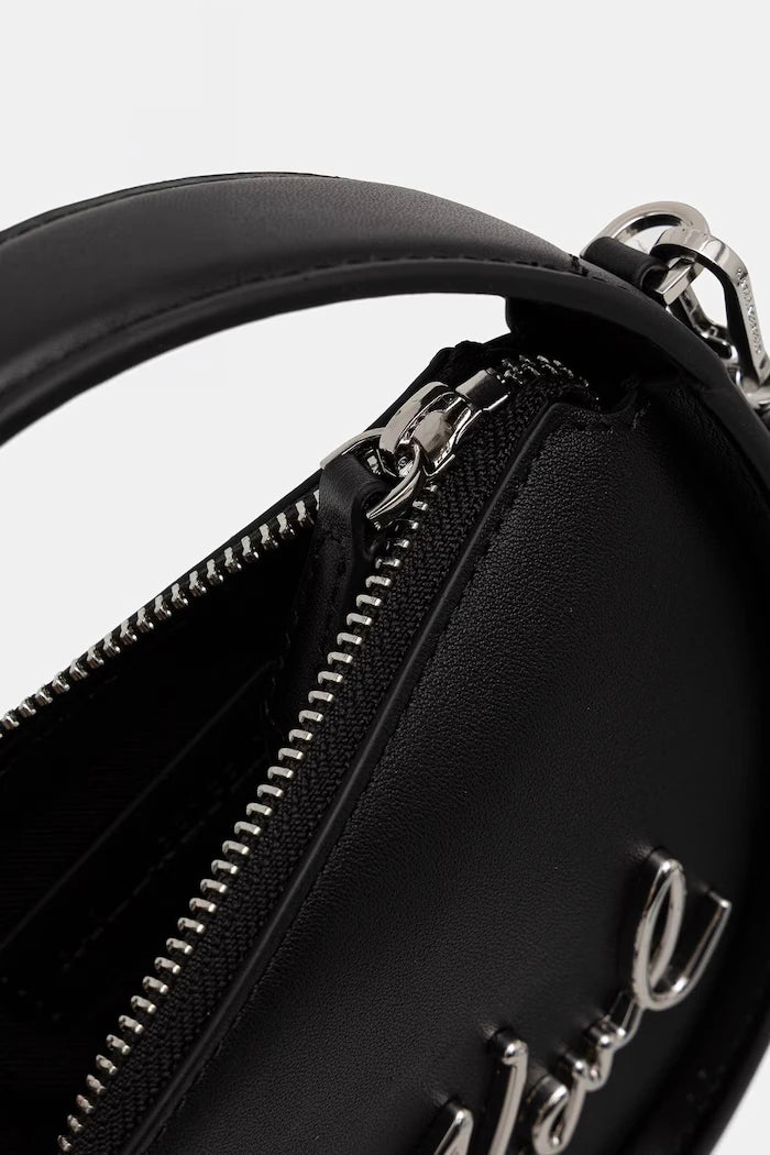 Karl Lagerfeld чанта crossbody дамска от кожа K/SIGNATURE