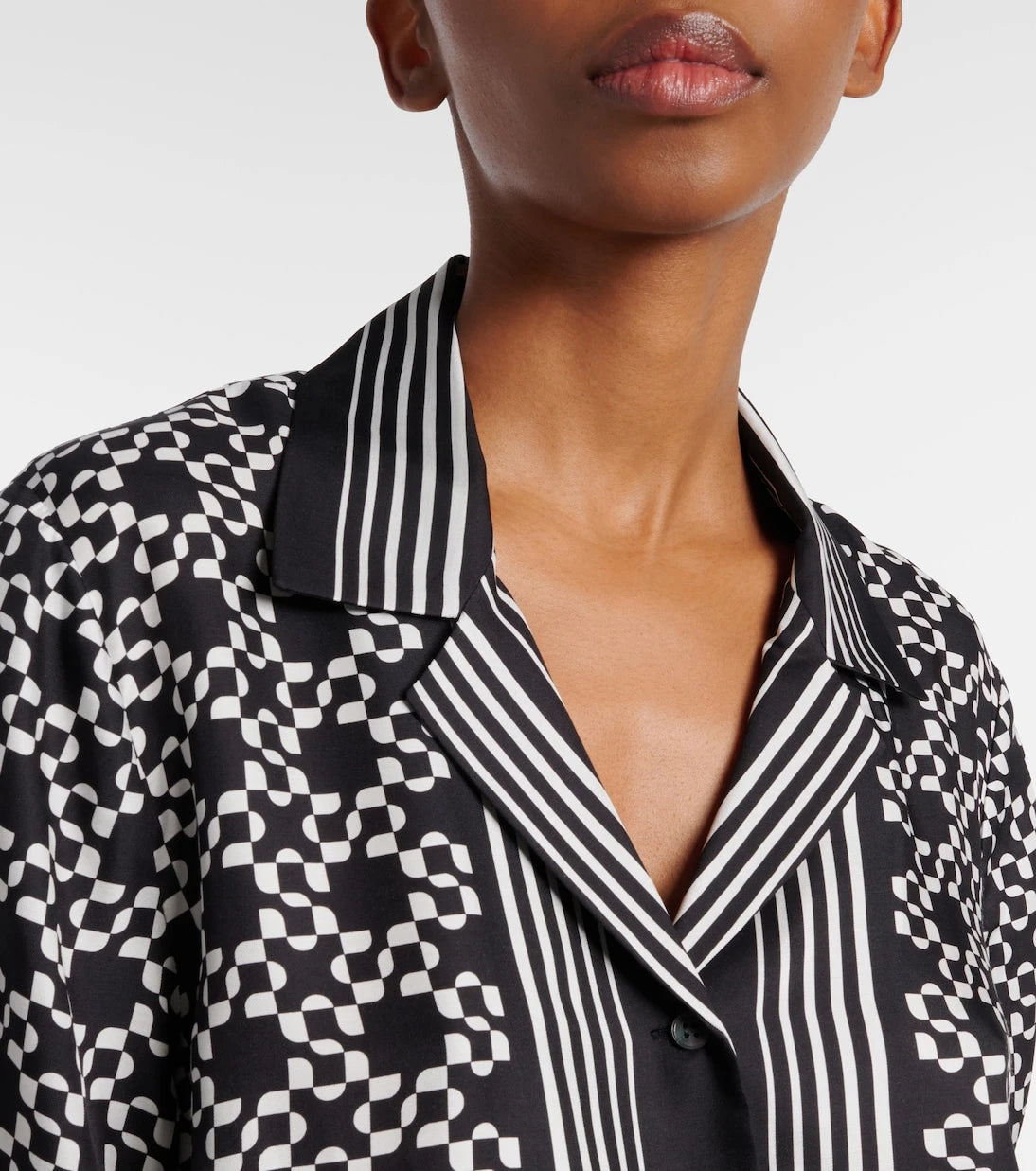 Simkhai - Koda printed bowling shirt