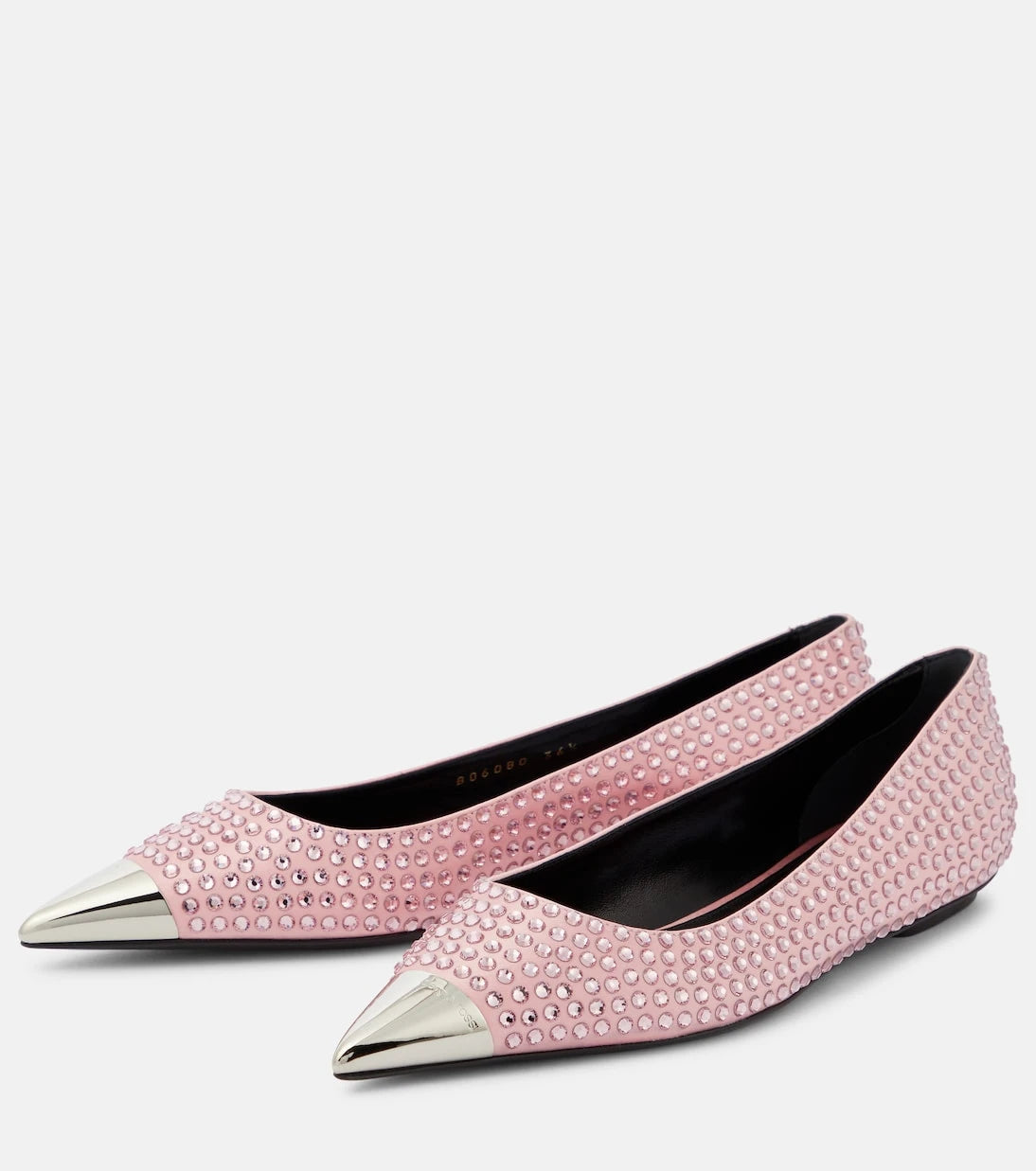 Area - Rhinestone-embellished ballet flats