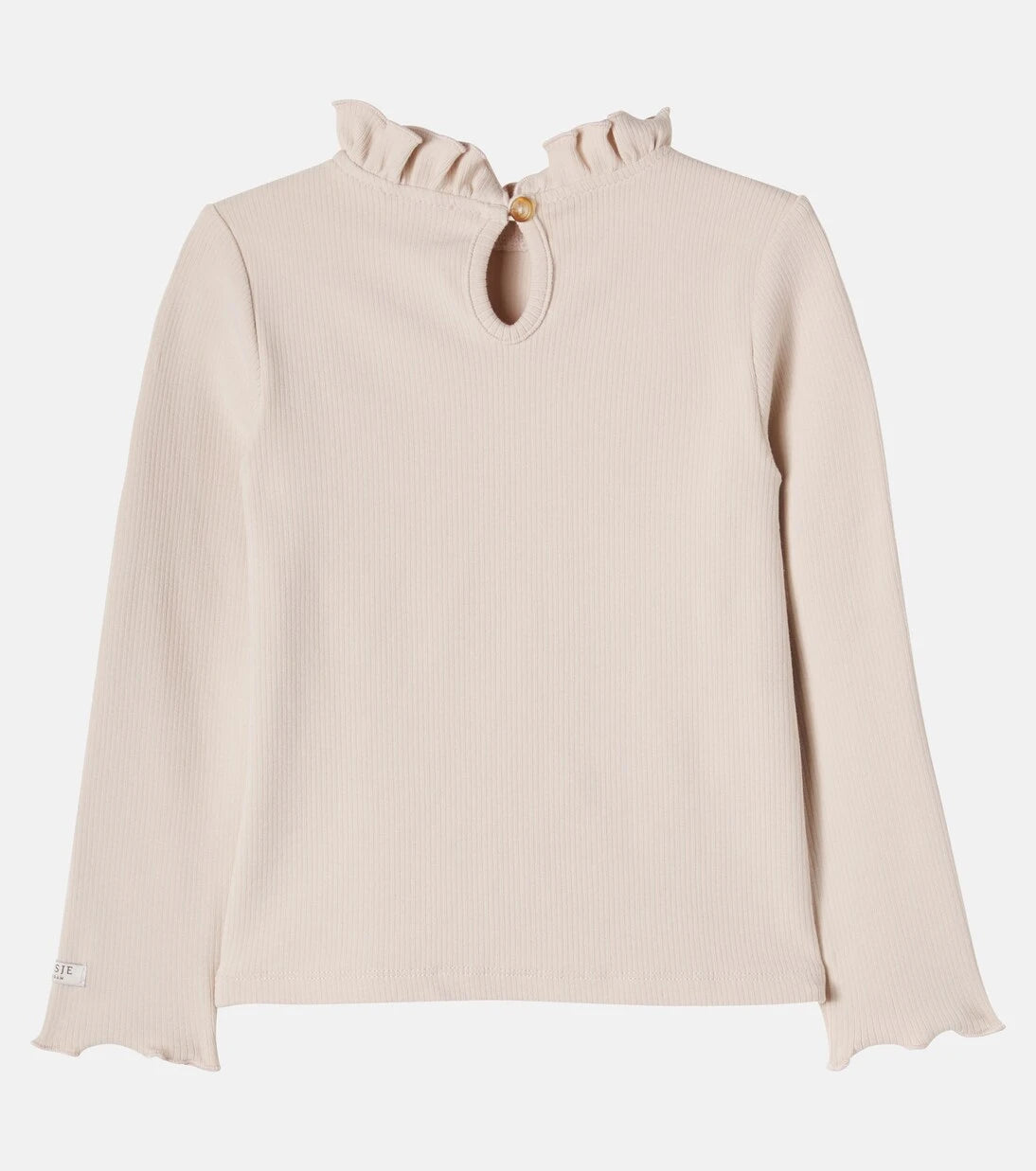 Donsje - Milah ruffled cotton-blend T-shirt