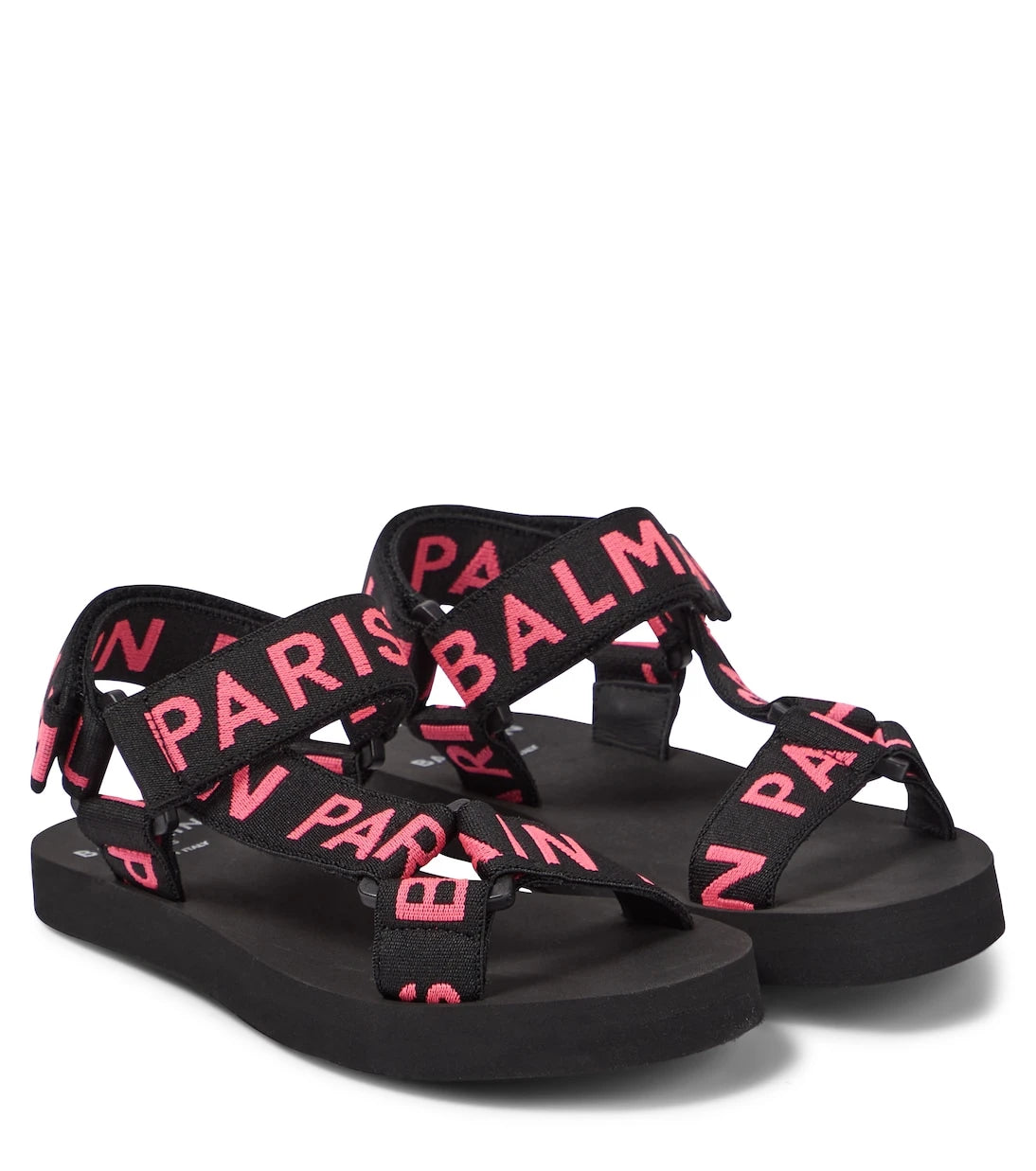 Balmain Kids - صنادل مطاطية بشعار الماركة