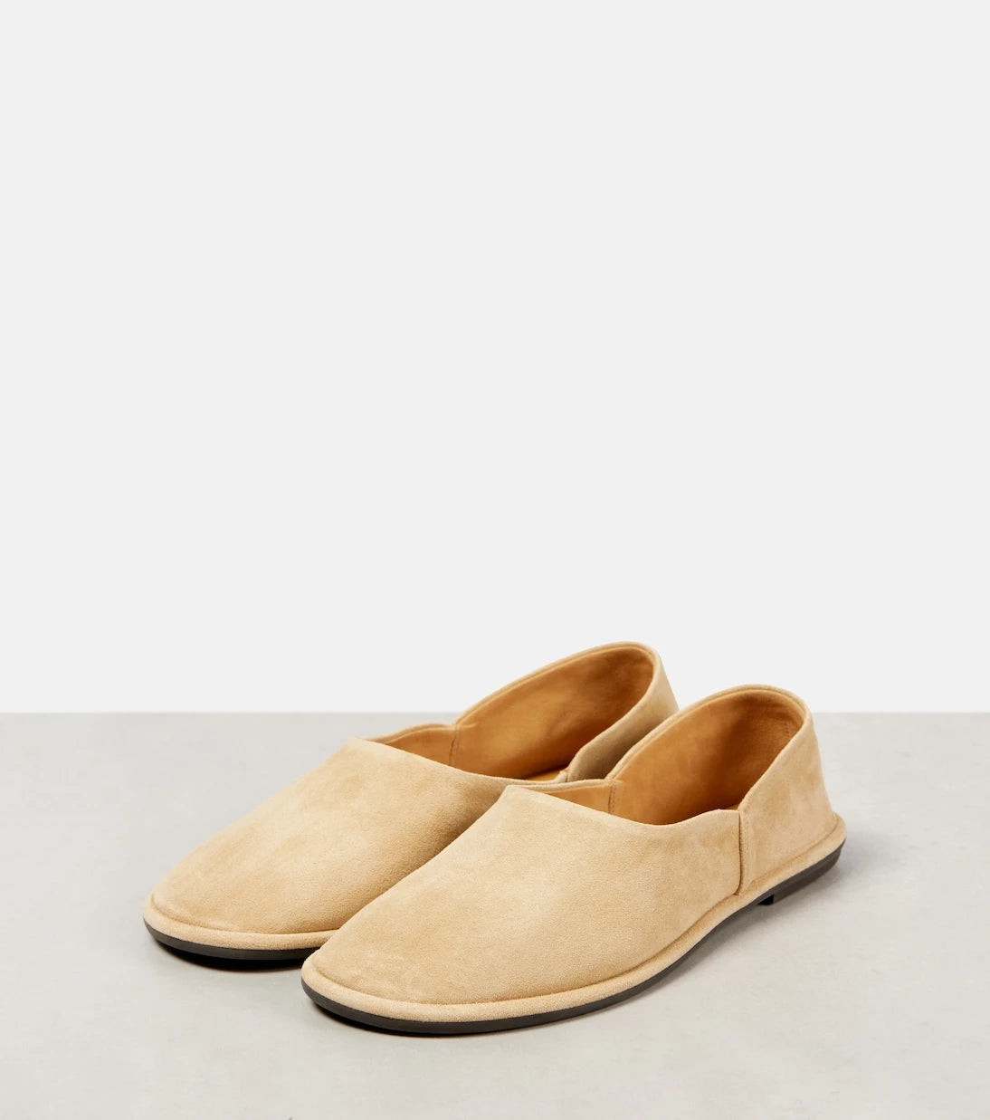 The Row - Canal suede slip-on shoes