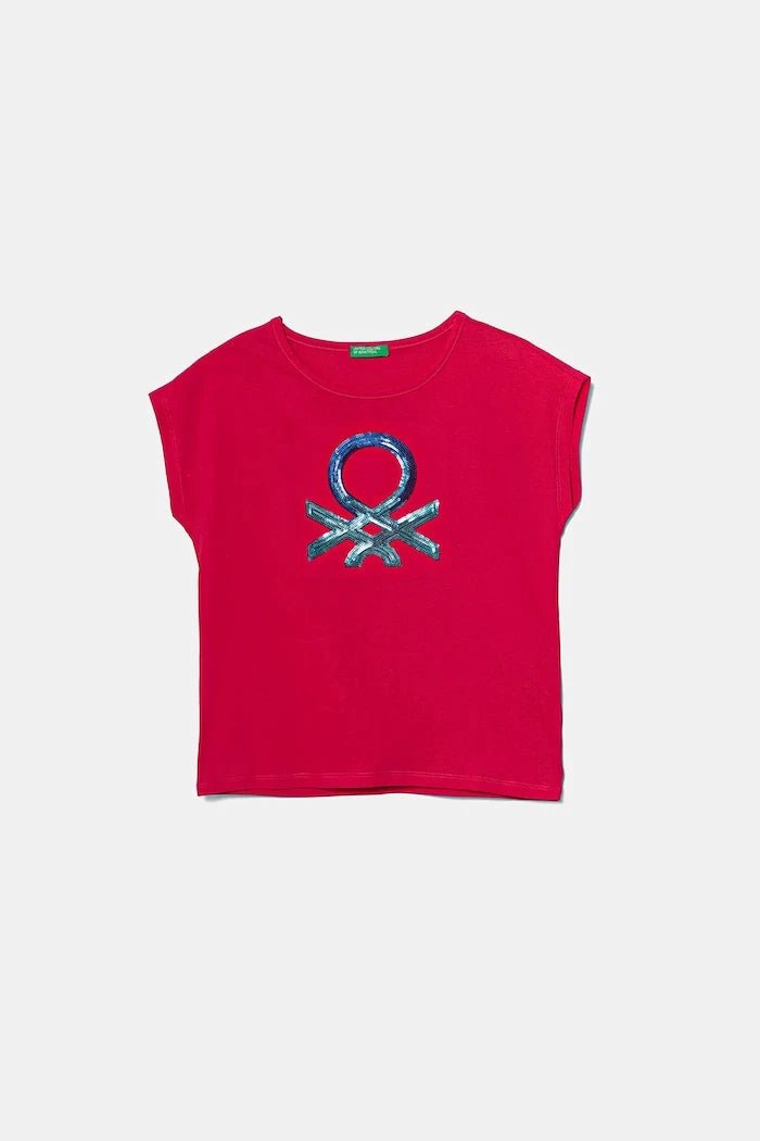 United Colors of Benetton Çocuk Pamuklu Tişört