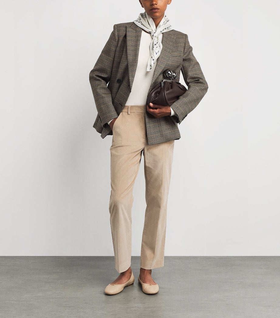 Weekend Max Mara White Crew-Neck Long-Sleeve Top