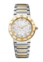 Stainless Steel and Yellow Gold Bvlgari Bvlgari Watch 33mm