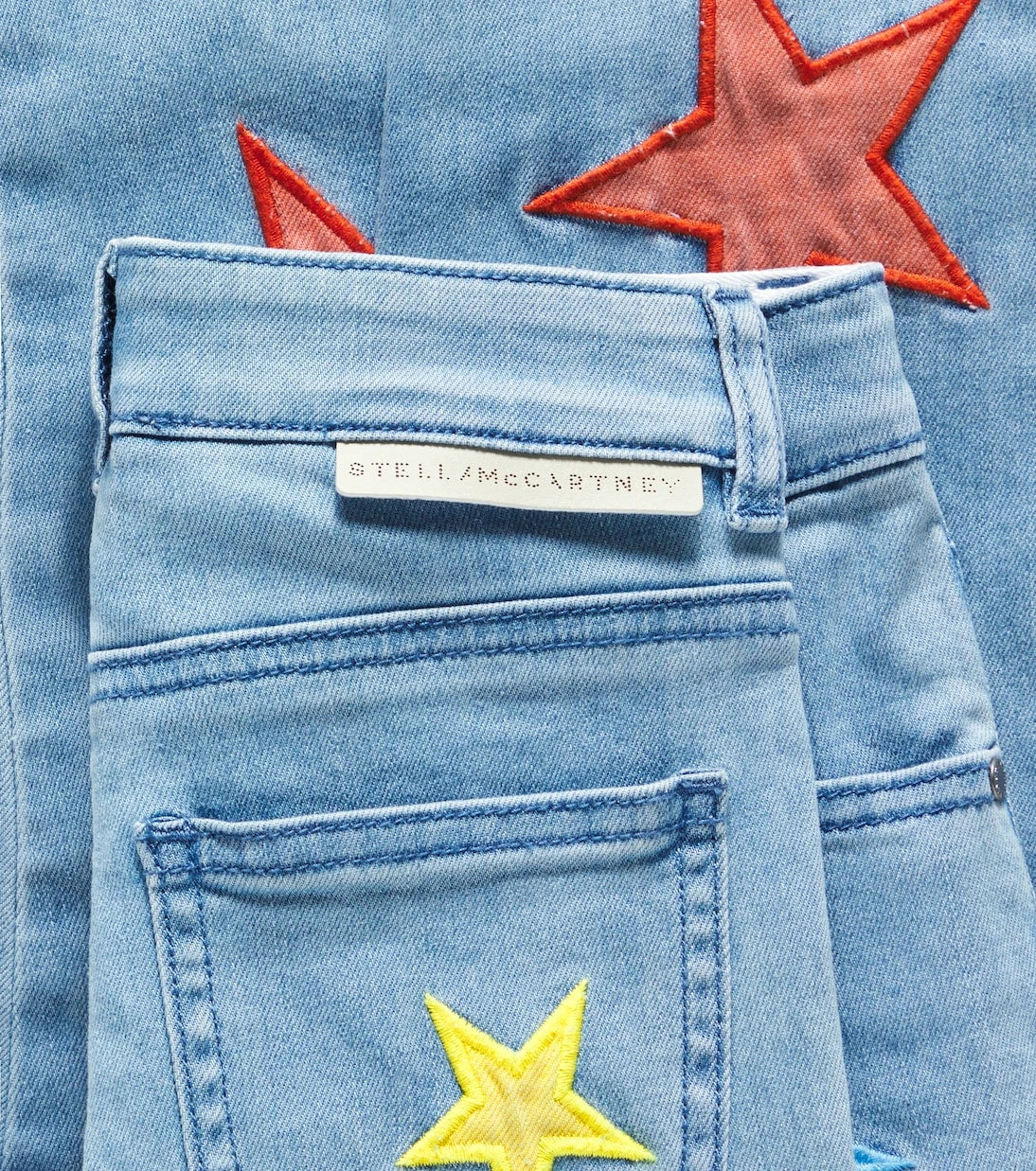Stella McCartney Kids - Star patch-appliqué jeans