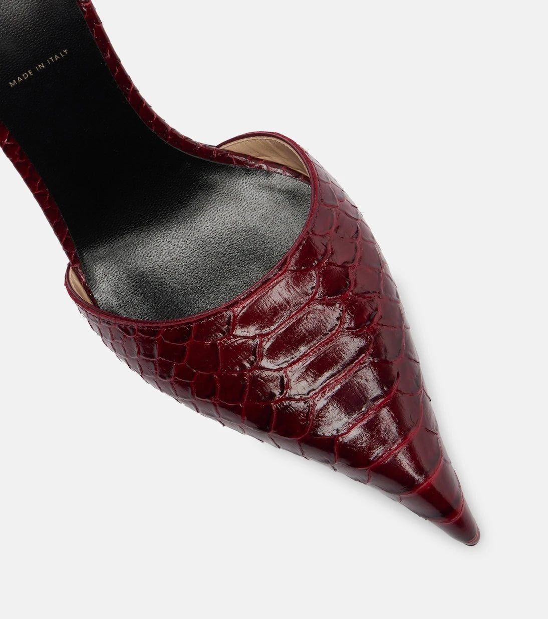 Tom Ford - 90 snake-effect leather pumps