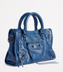 Blue Small Lambskin Le City Top-Handle Bag