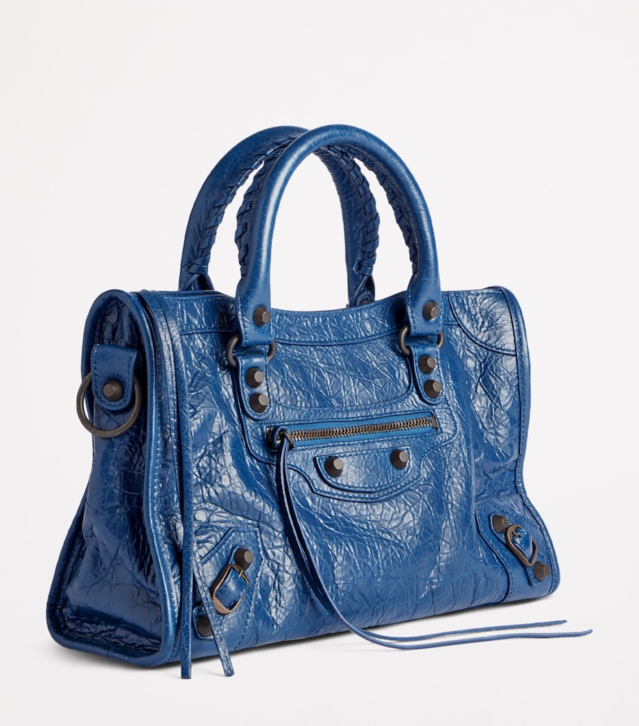 Blue Small Lambskin Le City Top-Handle Bag