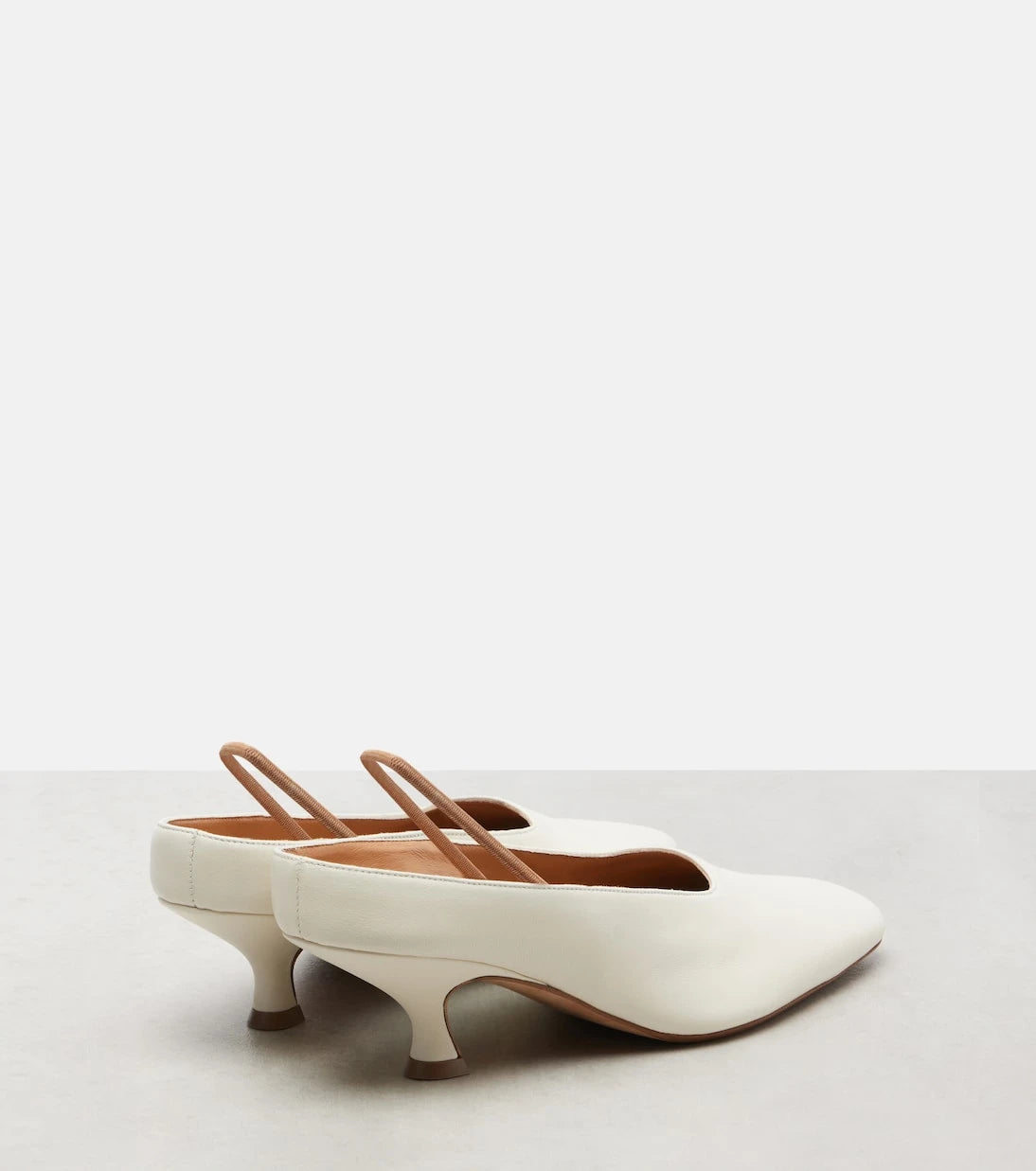 Calvin Klein Collection - Anna leather slingback pumps