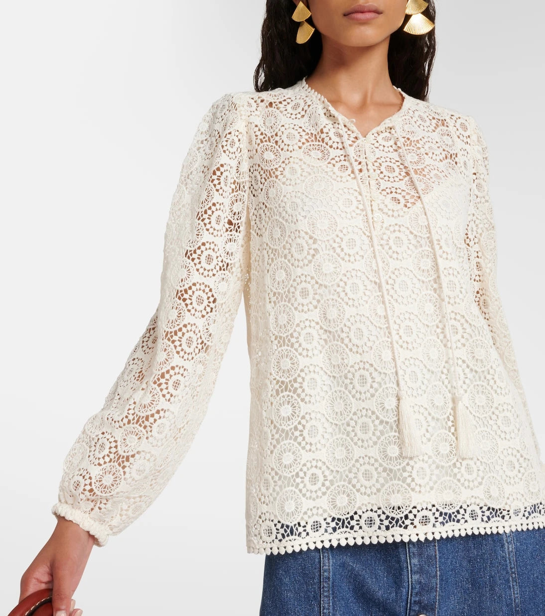 Frame - Cotton lace blouse