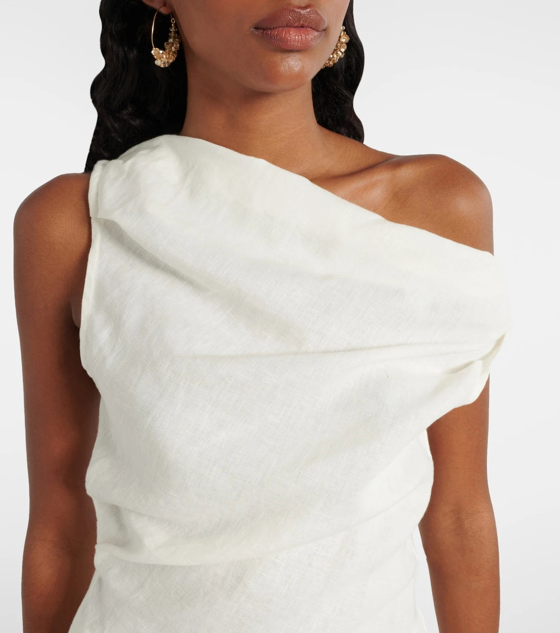 Faithfull - Suis asymmetric linen top