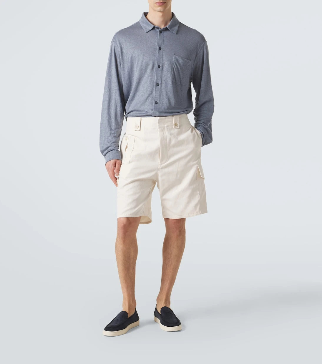Giorgio Armani - Linen jersey shirt