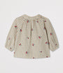 Organic Cotton Plaid Domino Blouse (24-36 Months)