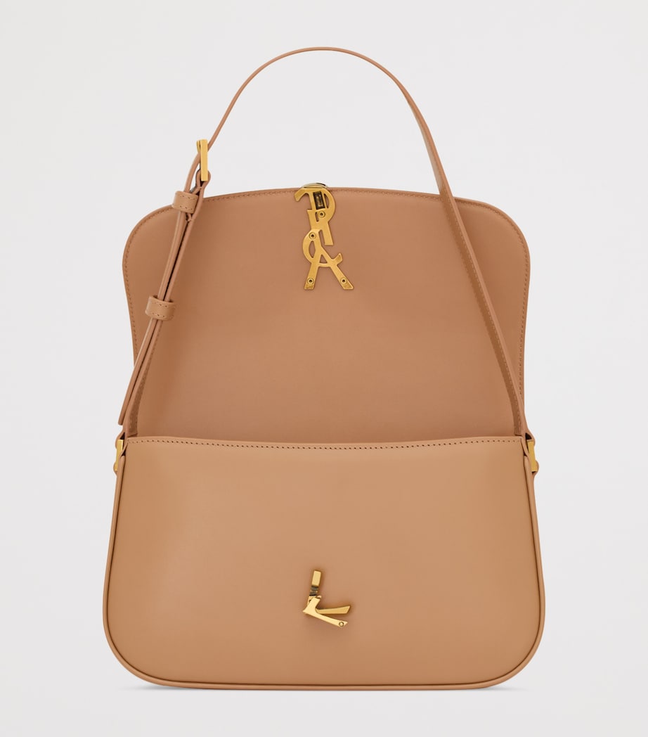 Saint Laurent Beige Medium Solferino Shoulder Bag