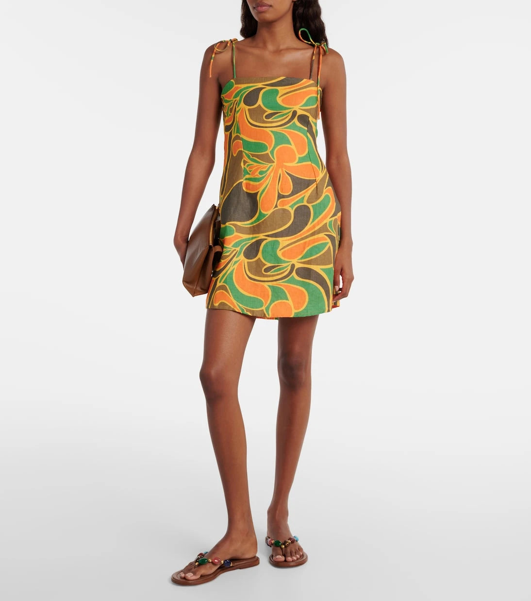 Faithfull - Ysla printed linen minidress