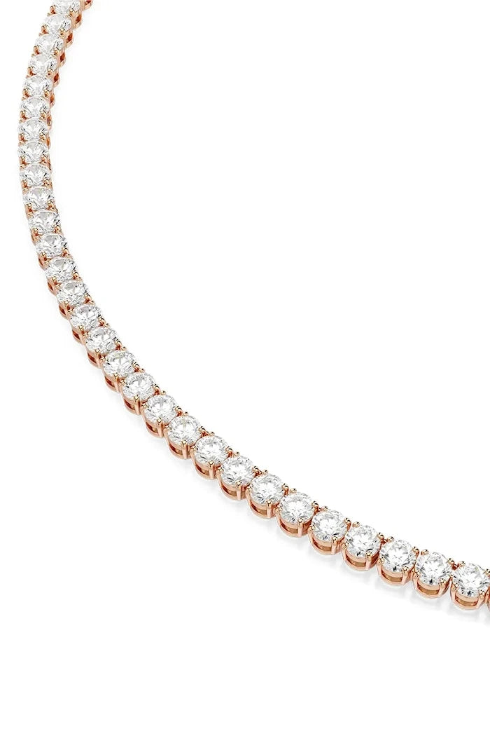 Swarovski kadın altın kaplama zirkonlu kolye MATRIX