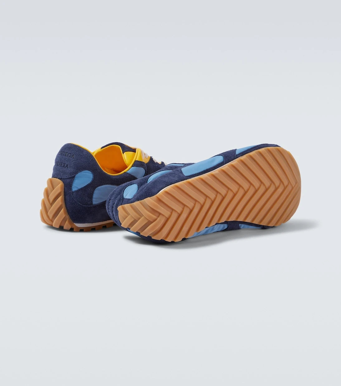 Bottega Veneta - Orbit Flash suede-trimmed sneakers