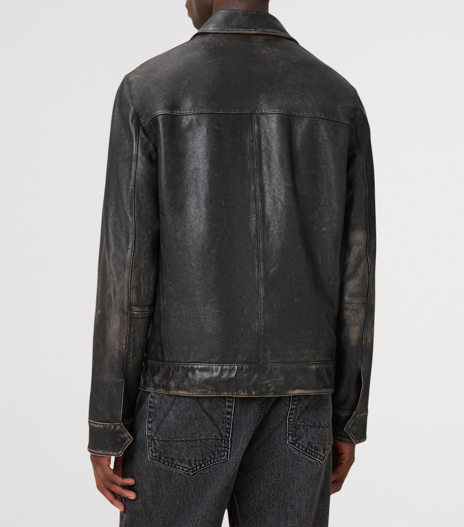 Black Alkan Leather Jacket