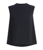 NOMADISSEM Navy Sleeveless Tailored Blouse