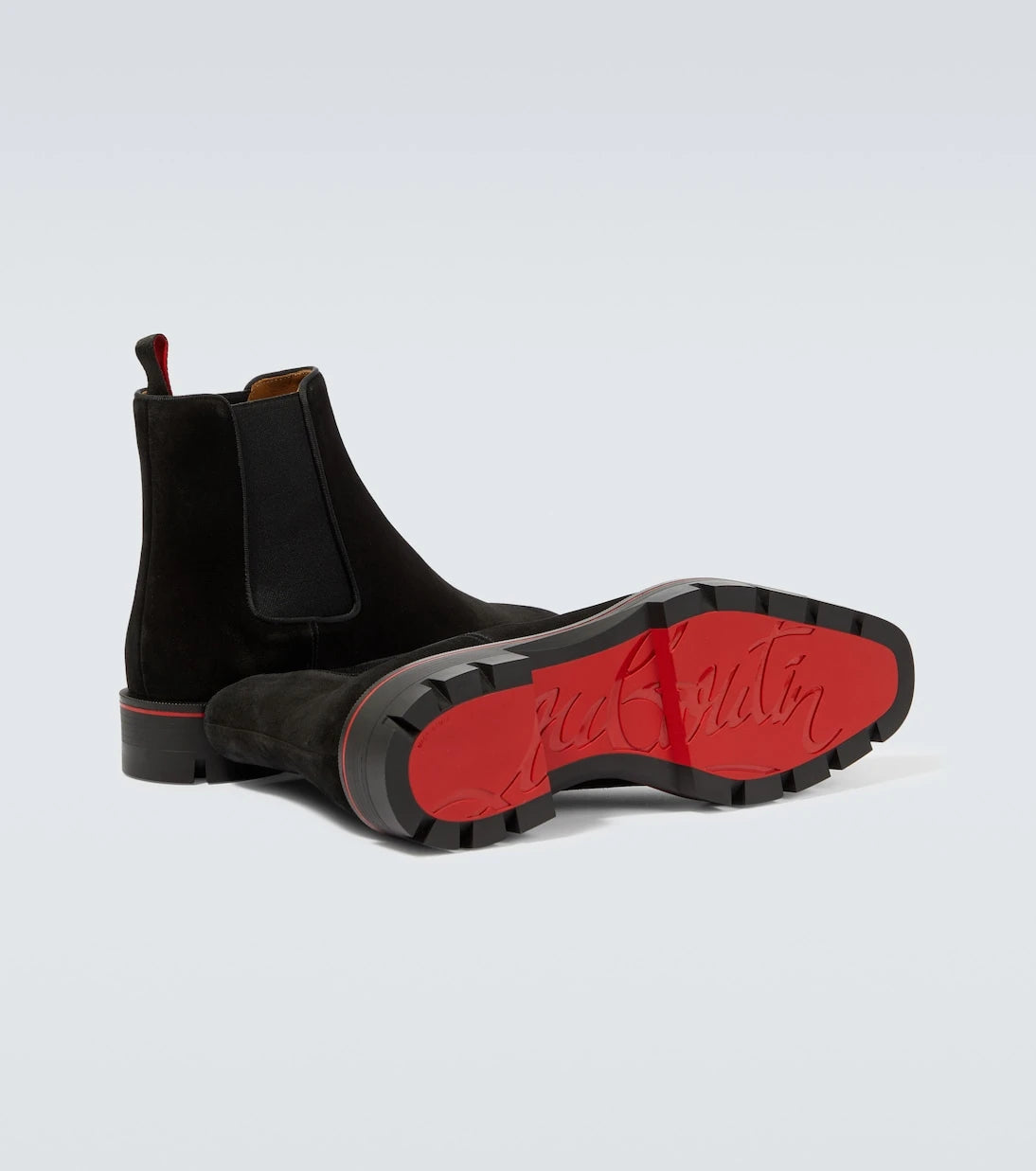 Christian Louboutin - Alpinosol suede Chelsea boots
