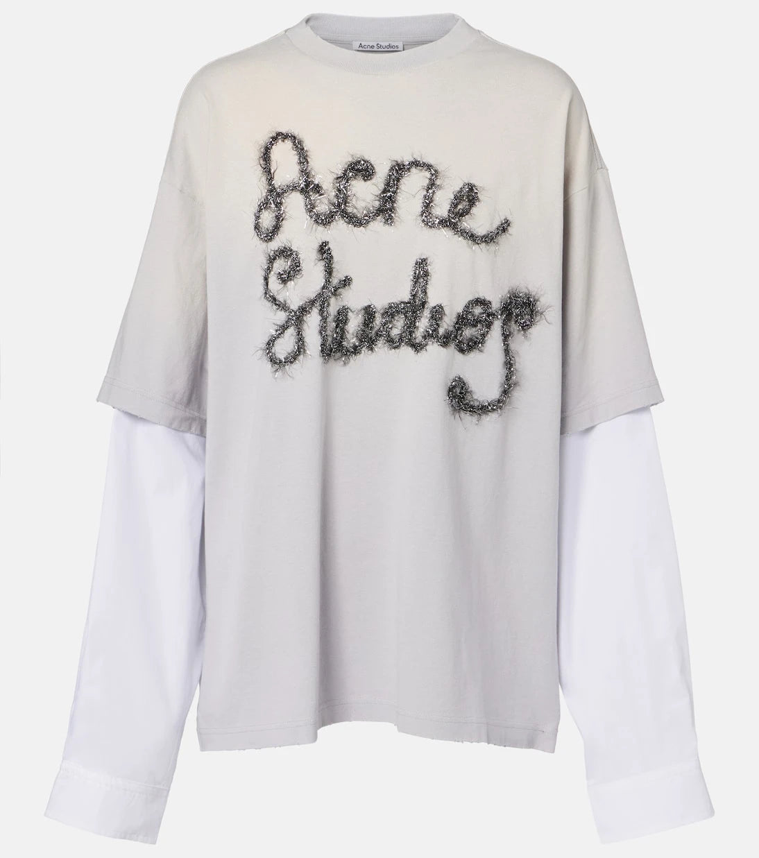 Acne Studios - Edra layered cotton t-shirt