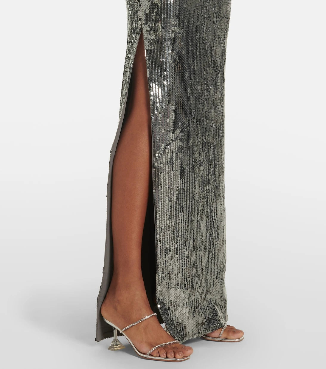 Roland Mouret - Floral-appliqué sequined gown