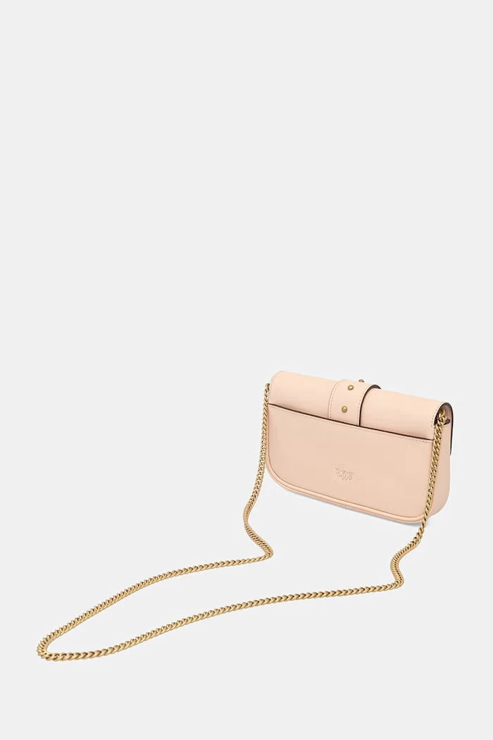 Pinko kadın deri crossbody çanta