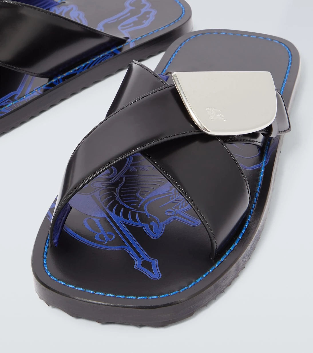 Burberry - EKD Leather sandals