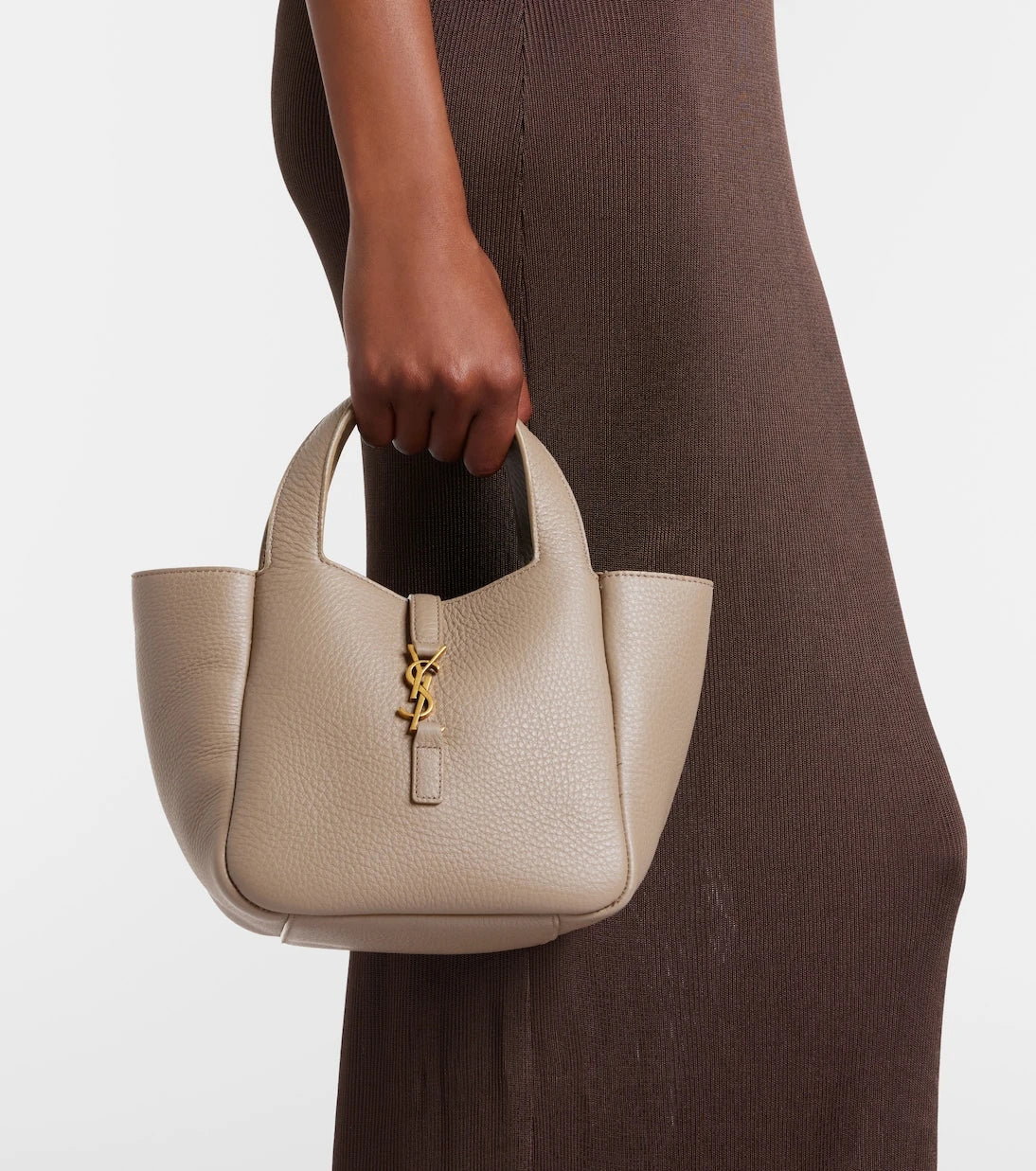 Saint Laurent - Le 5 à 7 Bea Baby leather top-handle bag