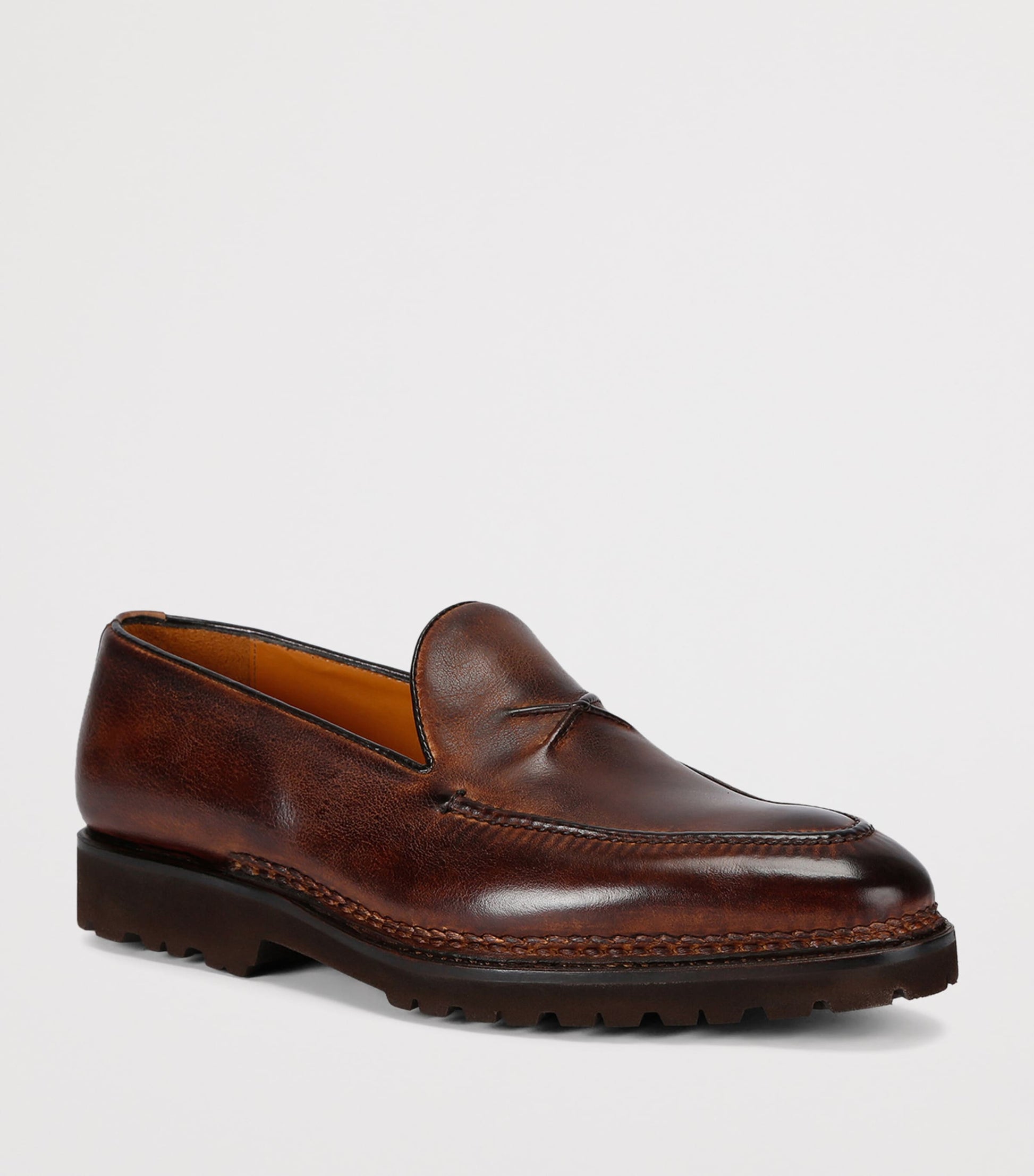 Bontoni Leather De Bustis Loafers