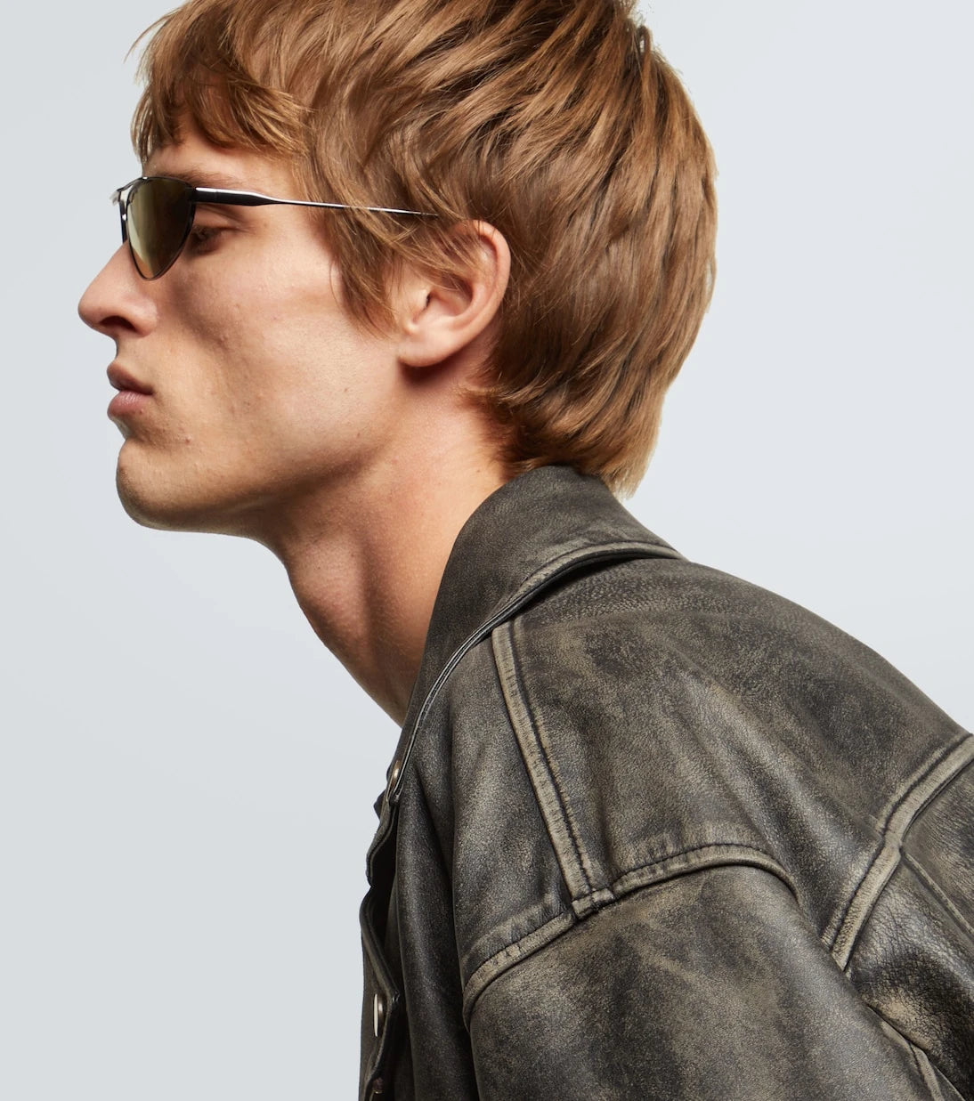 Balenciaga - نظارات شمسية بيضاوية