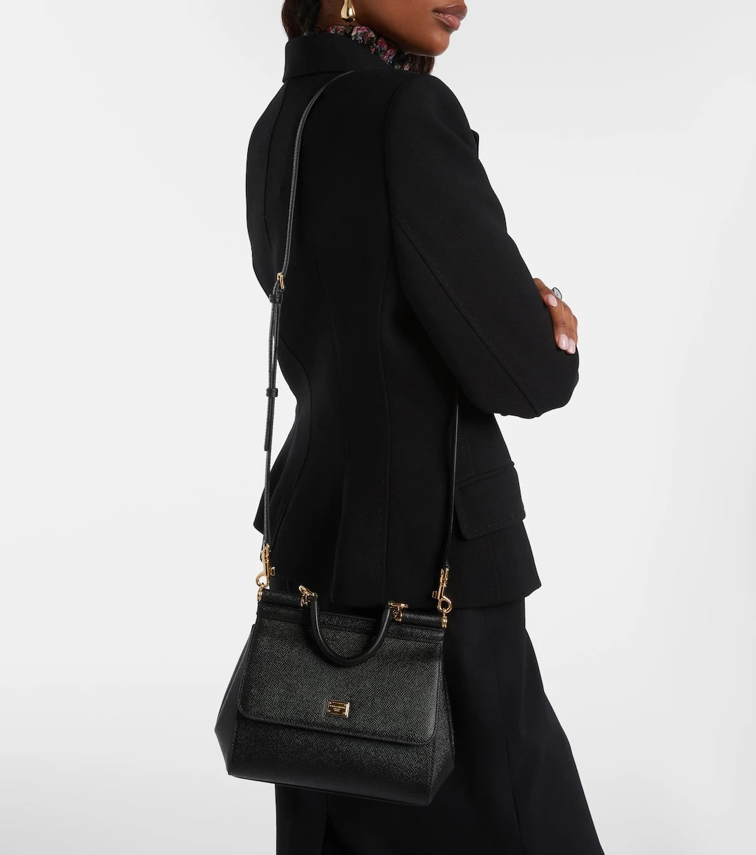 Dolce&Gabbana - Sicily Small leather shoulder bag