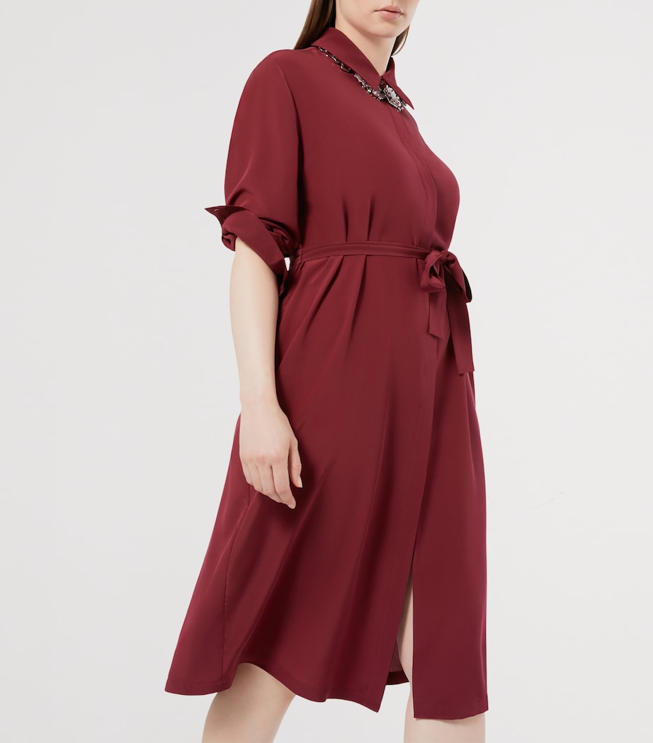 Silk Nuccia Shirt Midi Dress