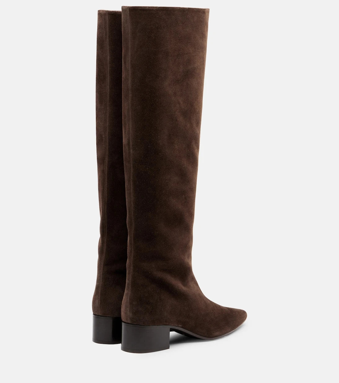 Khaite - Andee suede knee-high boots