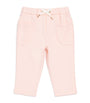 Chloé Kids Cotton Embroidered Sweatpants (6-18 Months)