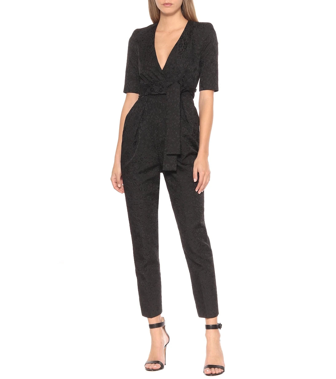 Stella McCartney - Leopard-jacquard jumpsuit