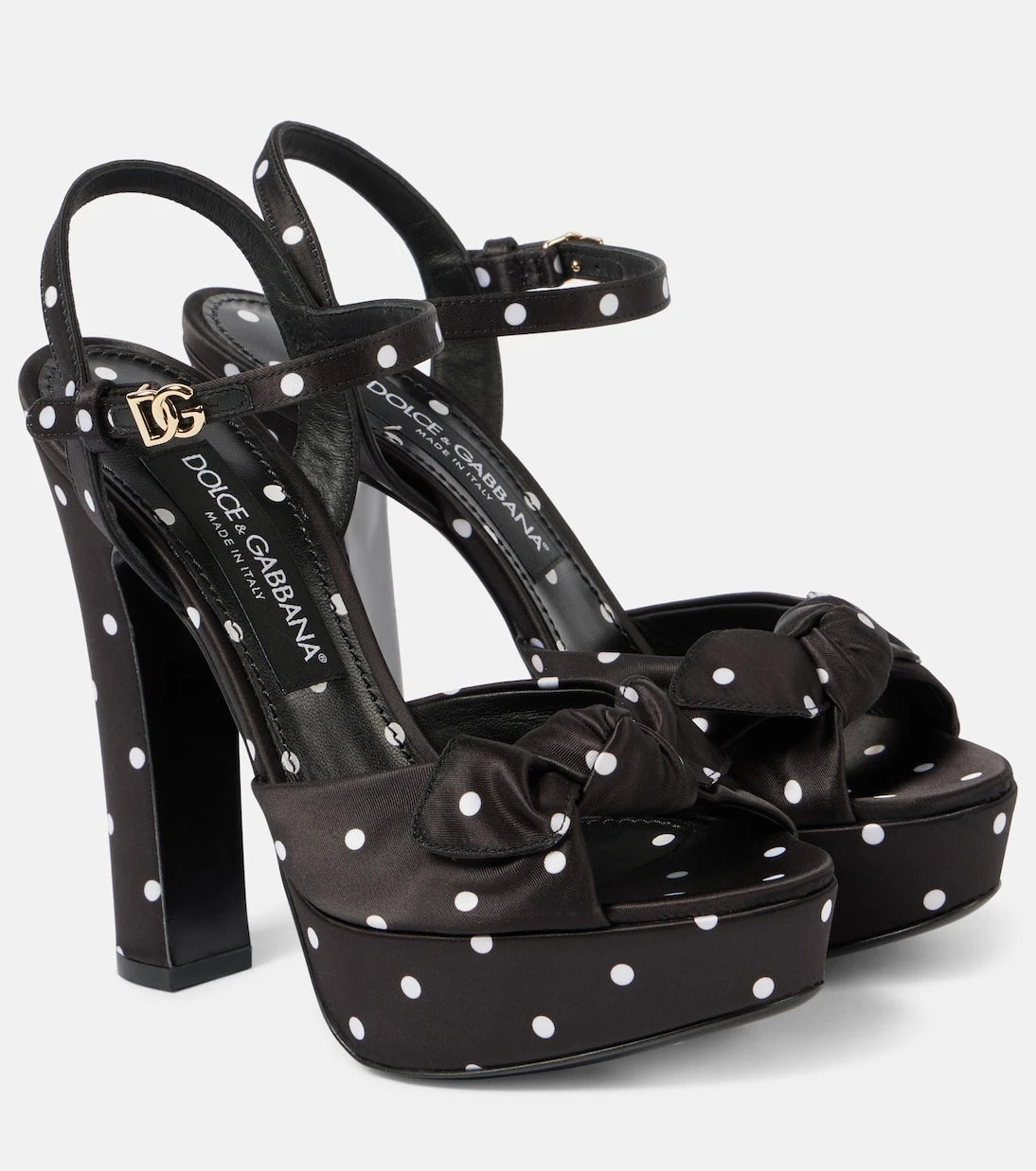 Dolce&Gabbana - Satin platform sandals