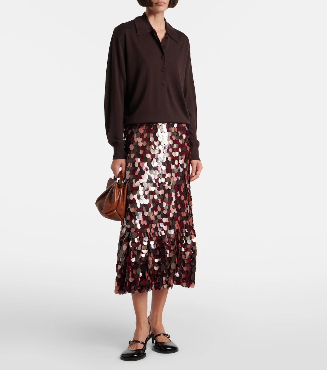 Dries Van Noten - قميص بولو من الصوف