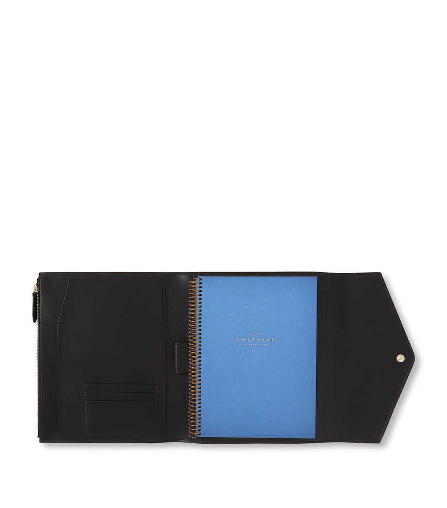 Leather Panama A5 Writing Folder