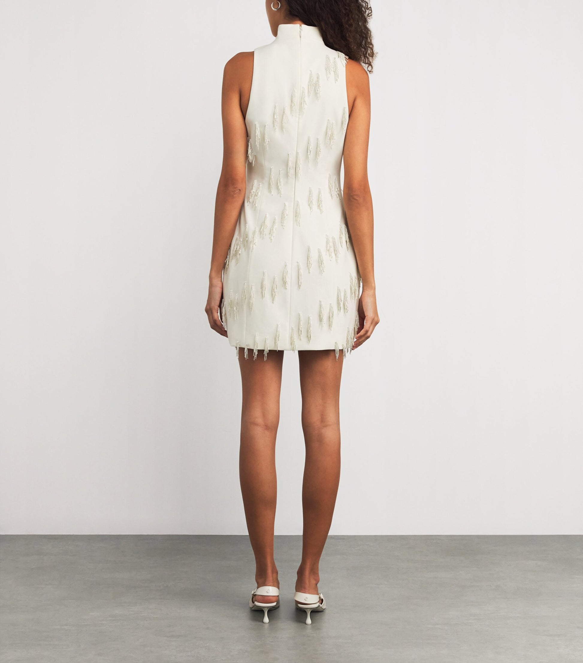 Cinq A Sept Ivory Cascade Micky Mini Dress