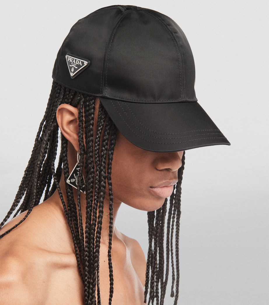 Prada Black Re-Nylon Baseball Cap