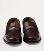 Brushed Leather Loafers