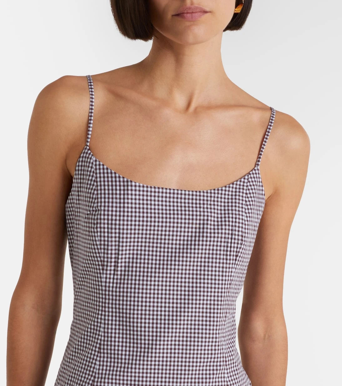 Faithfull - Pelea gingham cotton-blend minidress