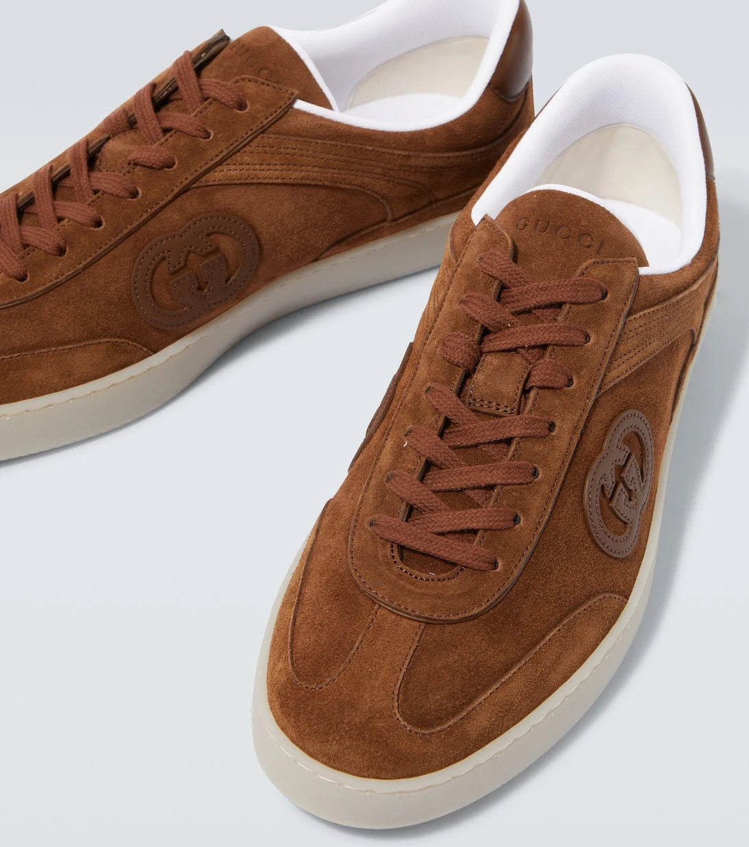 Gucci - G75 suede sneakers